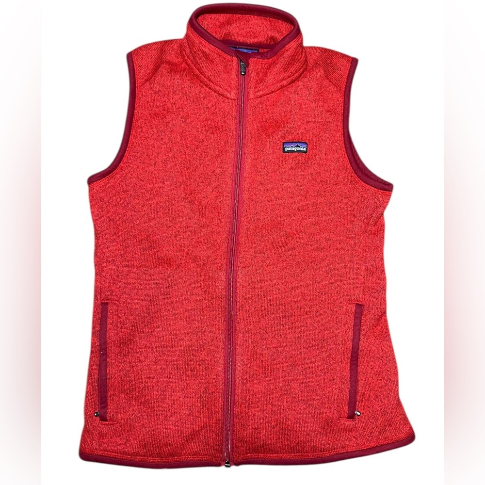 Patagonia Women's Red Better Sweater Size Small Polyester Vest